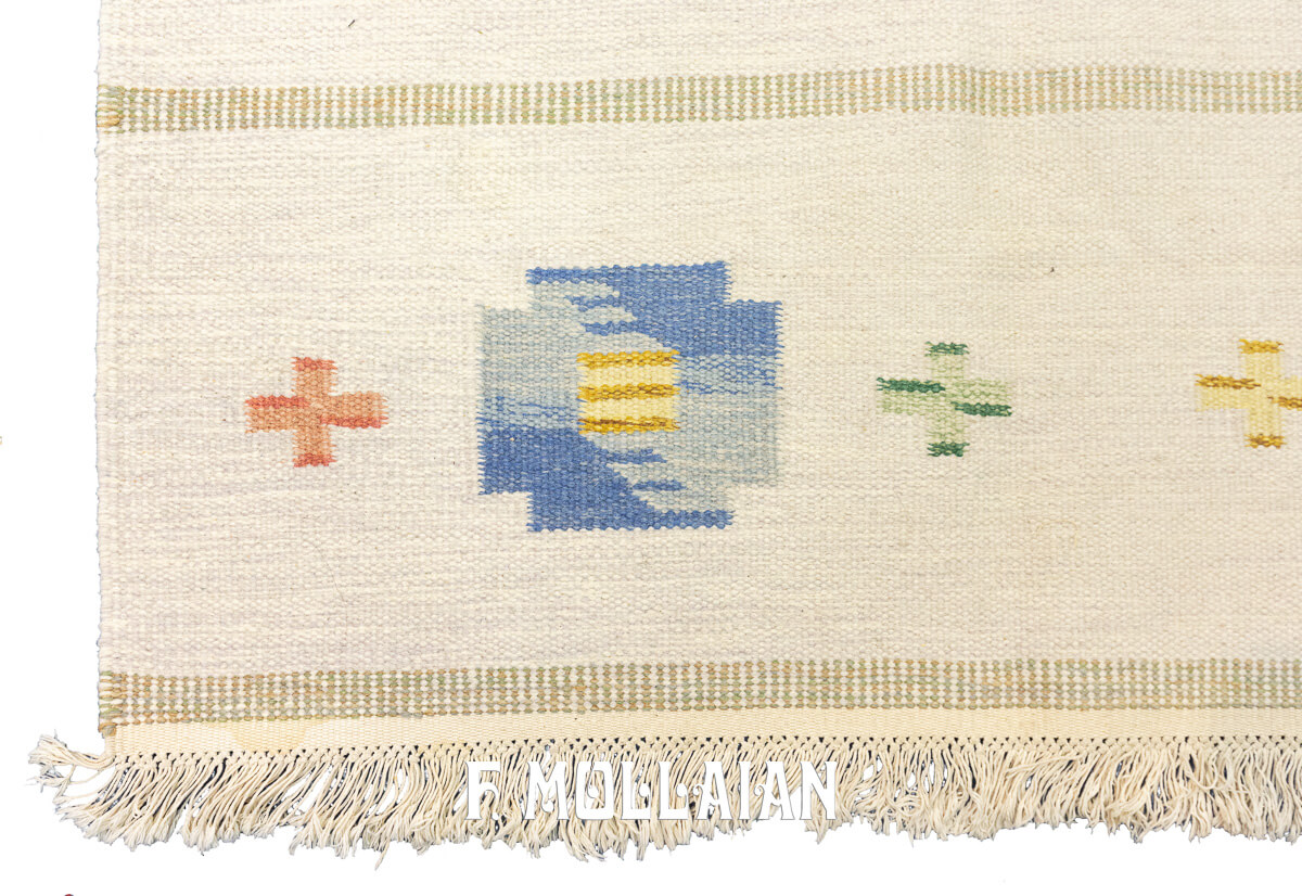 Tapis Scandinave Kilim Rollakan n°:437177